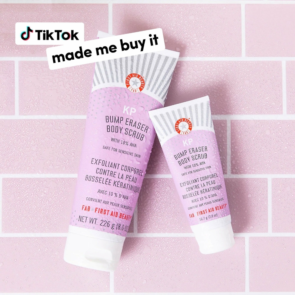 KP bump eraser body scrub